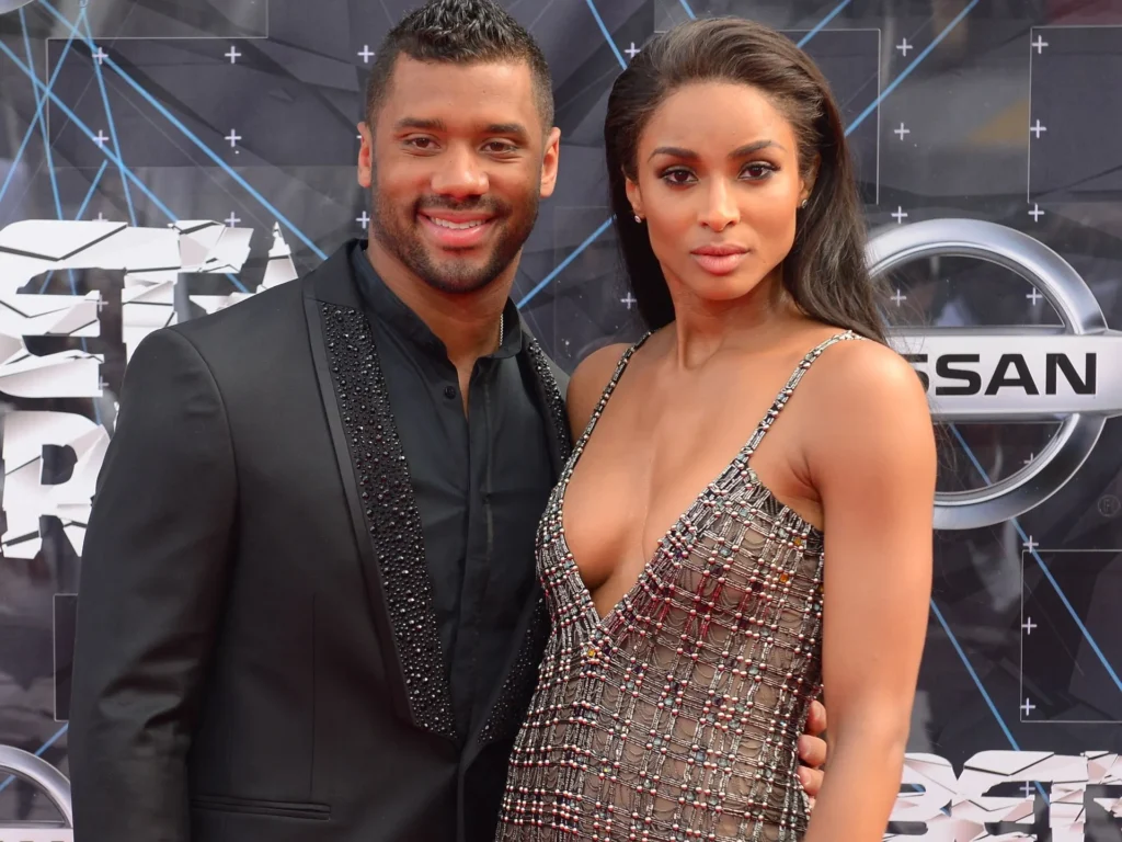 Ciara looked radiant in her Broncos apparel as she cheered on