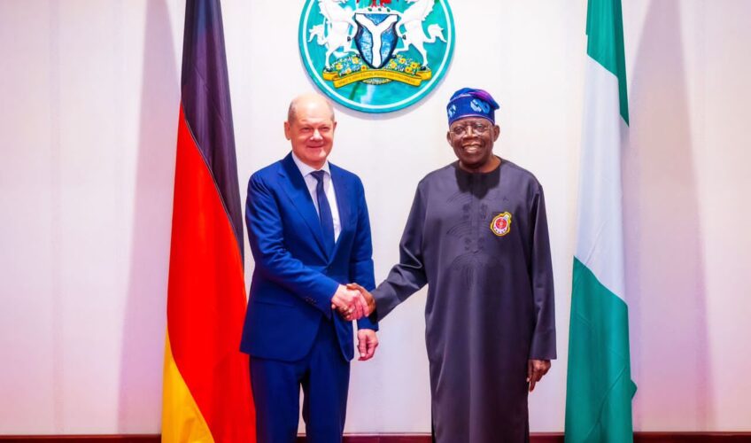 Bola Tinubu and Olaf Scholz