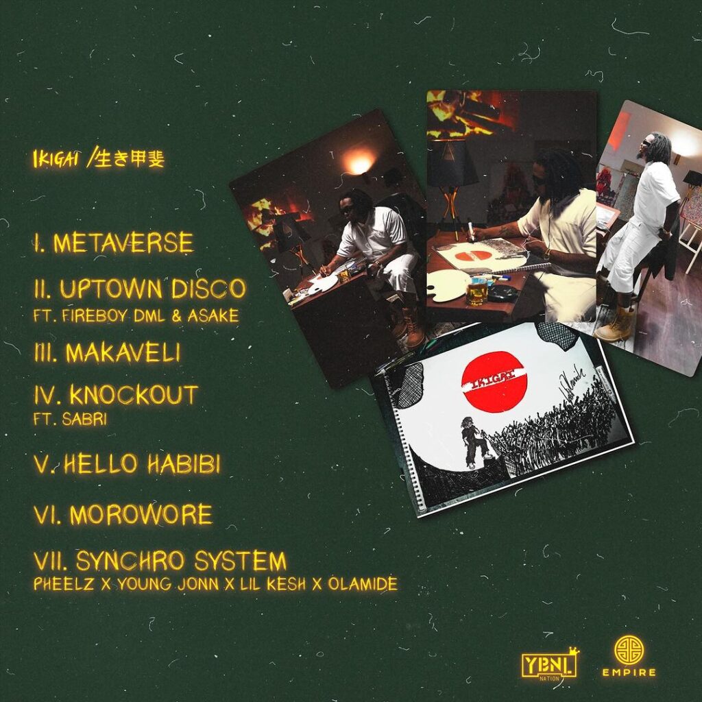 Olamide's new album 'Ikigai'