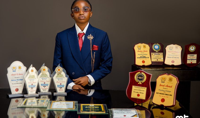 19 year old Adeleke University First Class Graduate