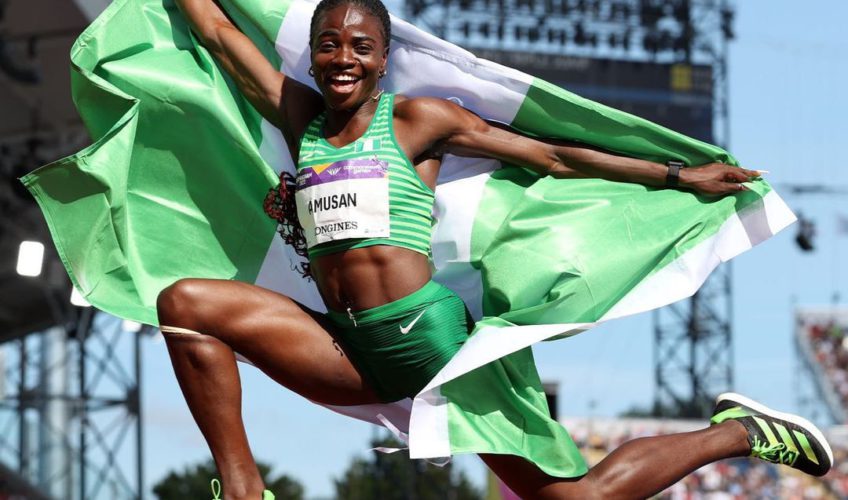 Tobi Amusan Named Nigeria’s Flagbearer for the 2024 Paris Olympics