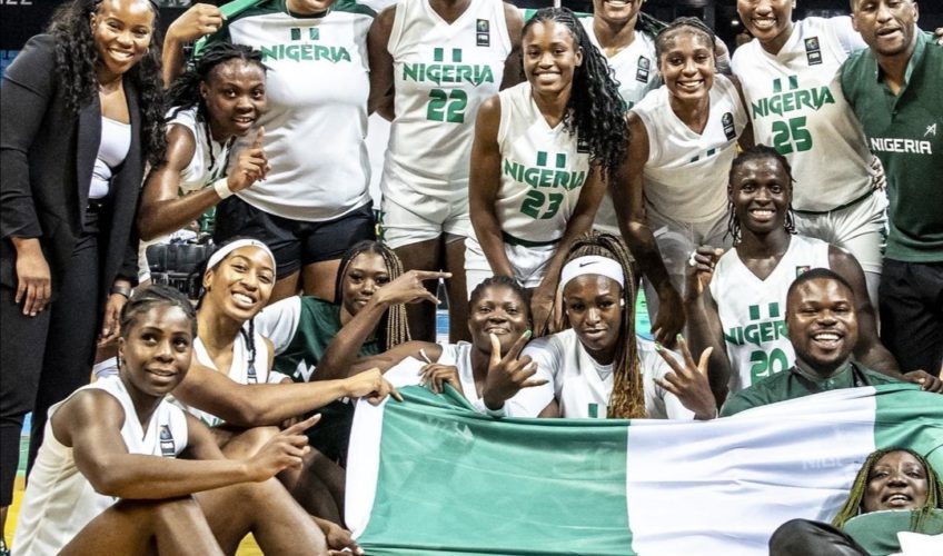 D'Tigress women's basketball team at the 2024 Paris Olympics