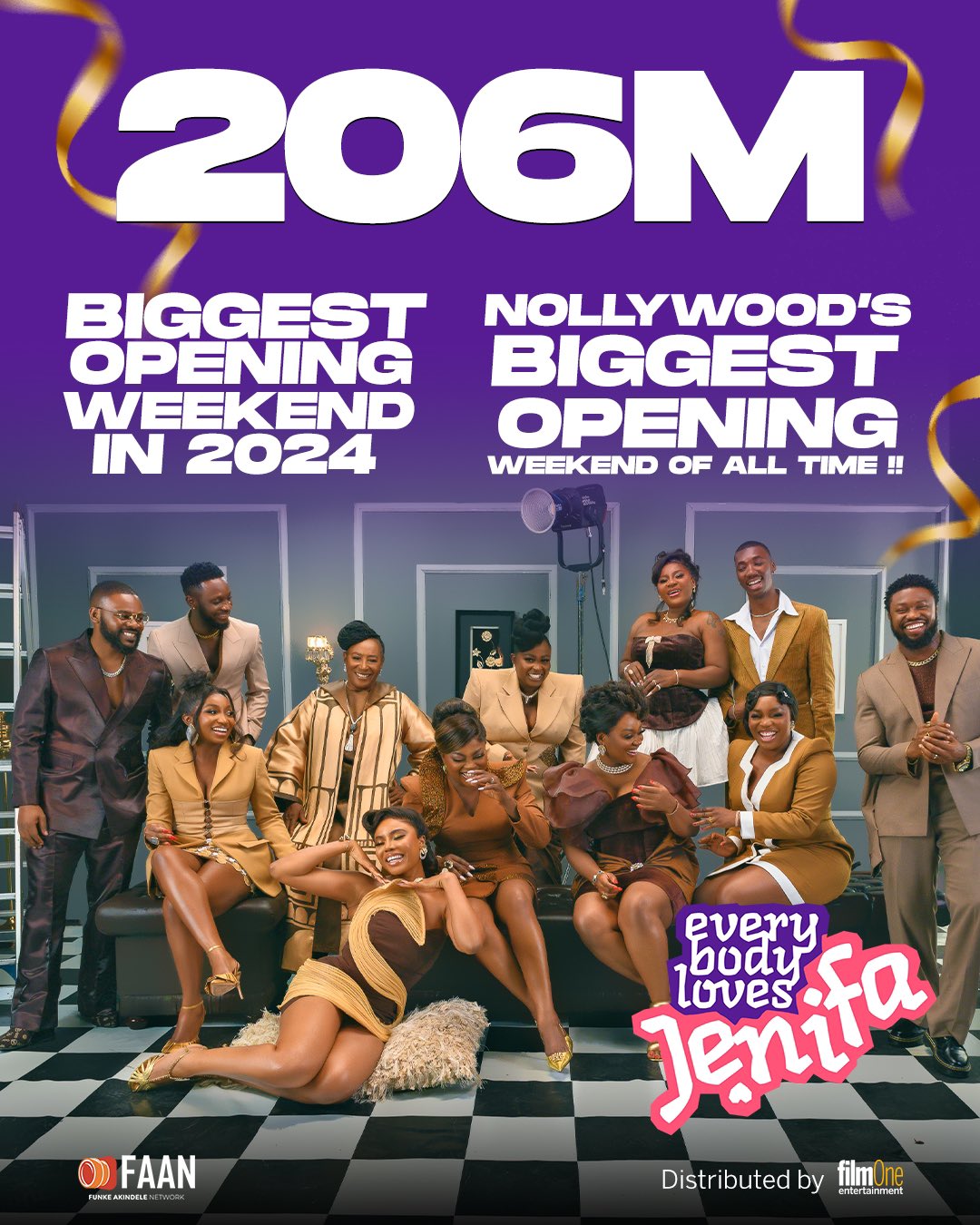 Funke Akindele’s “Everybody Loves Jenifa” Makes History as Nollywood’s Biggest Opening Weekend of All Time with ₦206 million