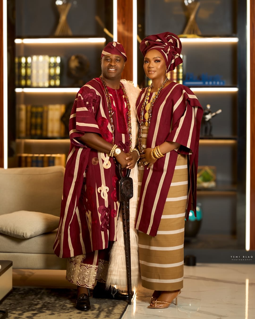 All Eyes Were on Femi Adebayo and Chioma Akpotha at the Premiere of “Seven Doors”
