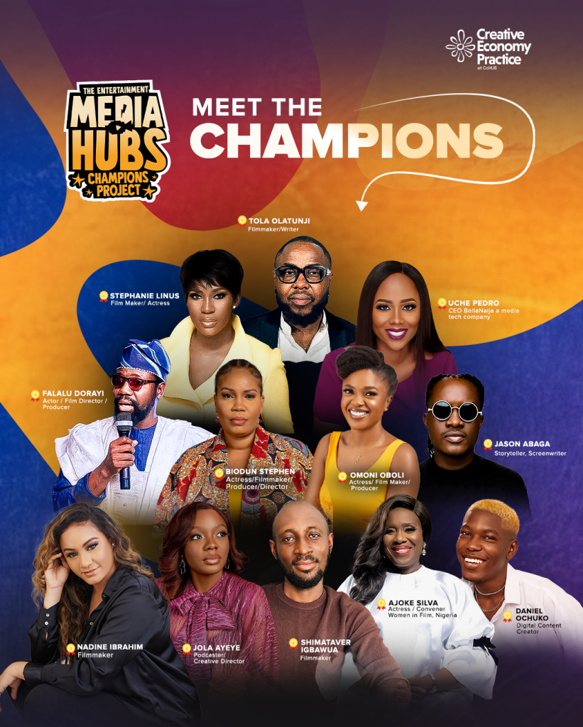 Stephanie Linus, Jola Ayeye, Tola Olatunji Others join CCHub and Joy, Inc.’s Agenda for gender-equitable storytelling in Nigeria’s Film, media, & creative industries.