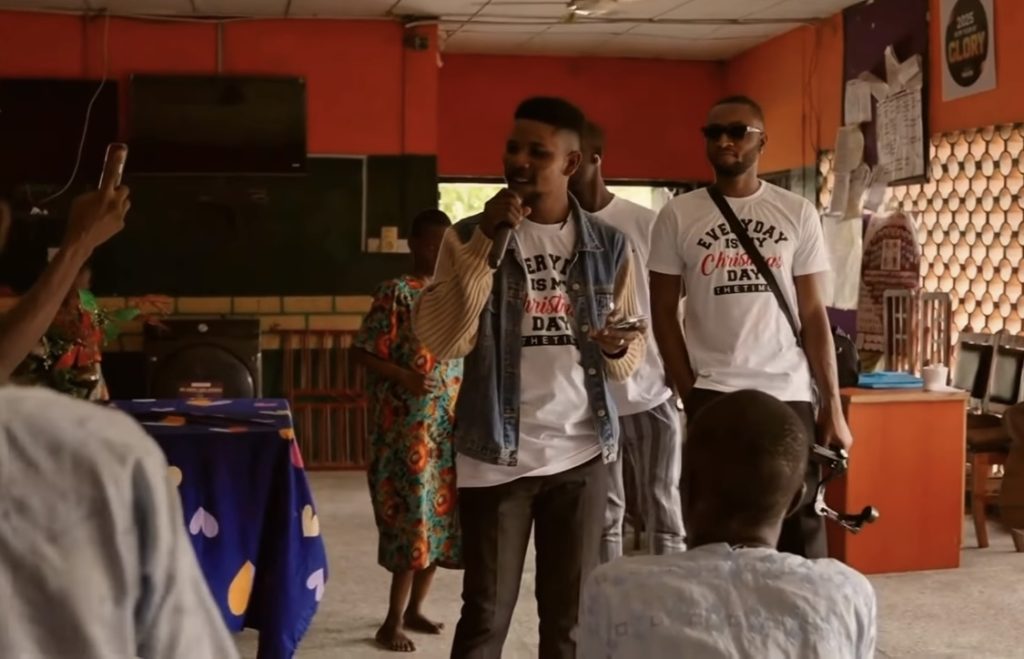 Temitope at a recent engagement with Men Can Be Vulnerable