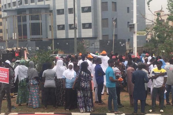 Breaking News: Peter Obi, Atiku, Kwankwaso, Rauf Aregbesola, and ADC Members Protest Against INEC's Ruling