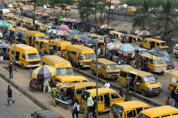 Lagos Market Scene
