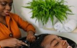 Neutralising after a relaxer